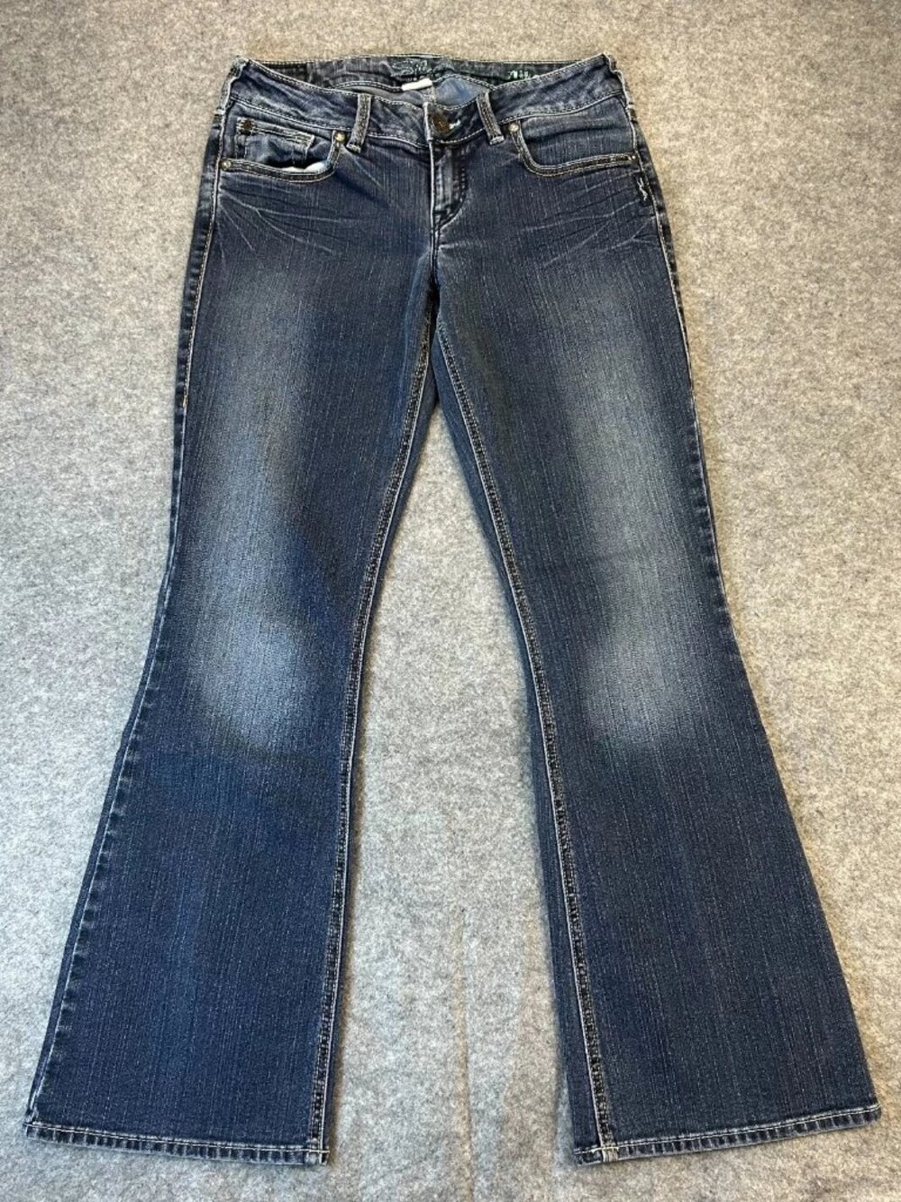 Silver Jeans Co. Aiko Bootcut Jeans Womens 28x31 Indigo Blue Denim Grunge Y2K